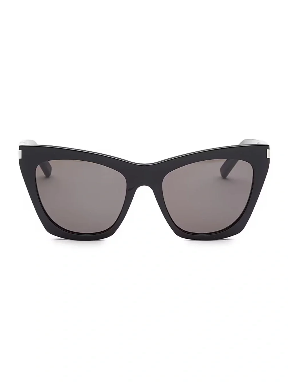 Saint Laurent SL 214 Kate Cat Eye Sunglasses Black Oversized Italy YSL